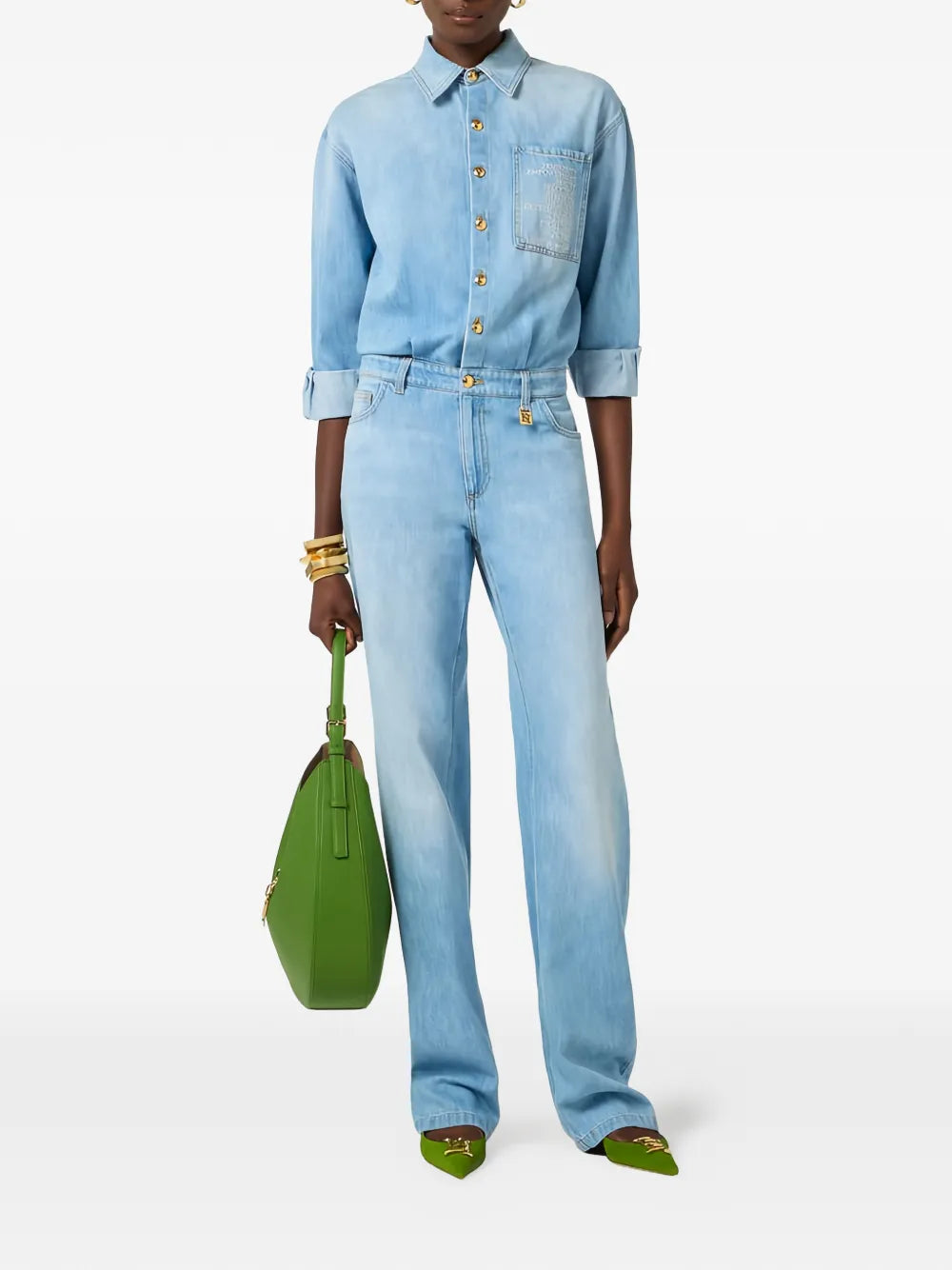 Geknöpfter Jumpsuit