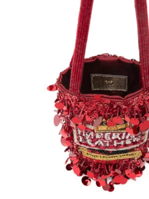 Mini Imperial Leather Beuteltasche