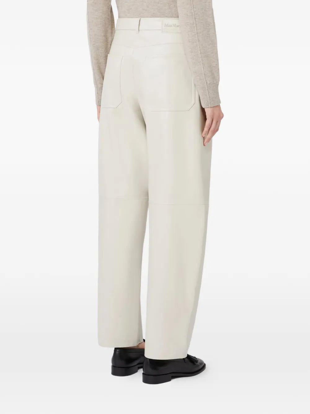 Rechte broek met inzetstukken