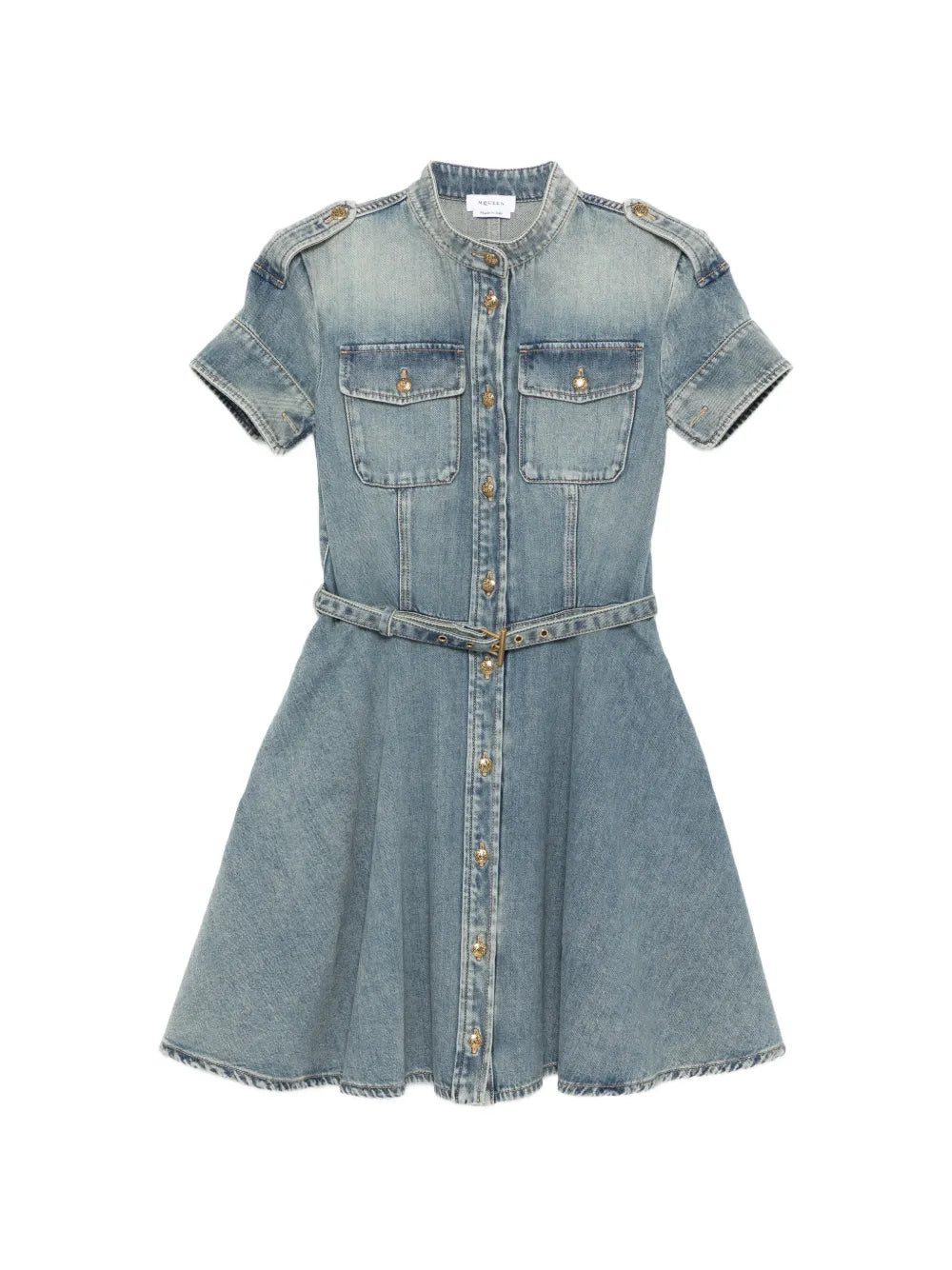 Klassieke jeans mini-jurk