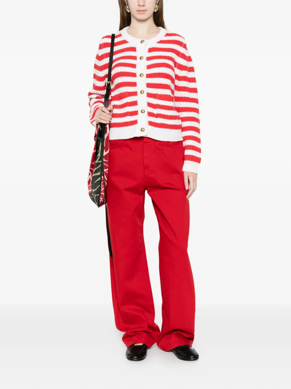 Gestreifter Cardigan