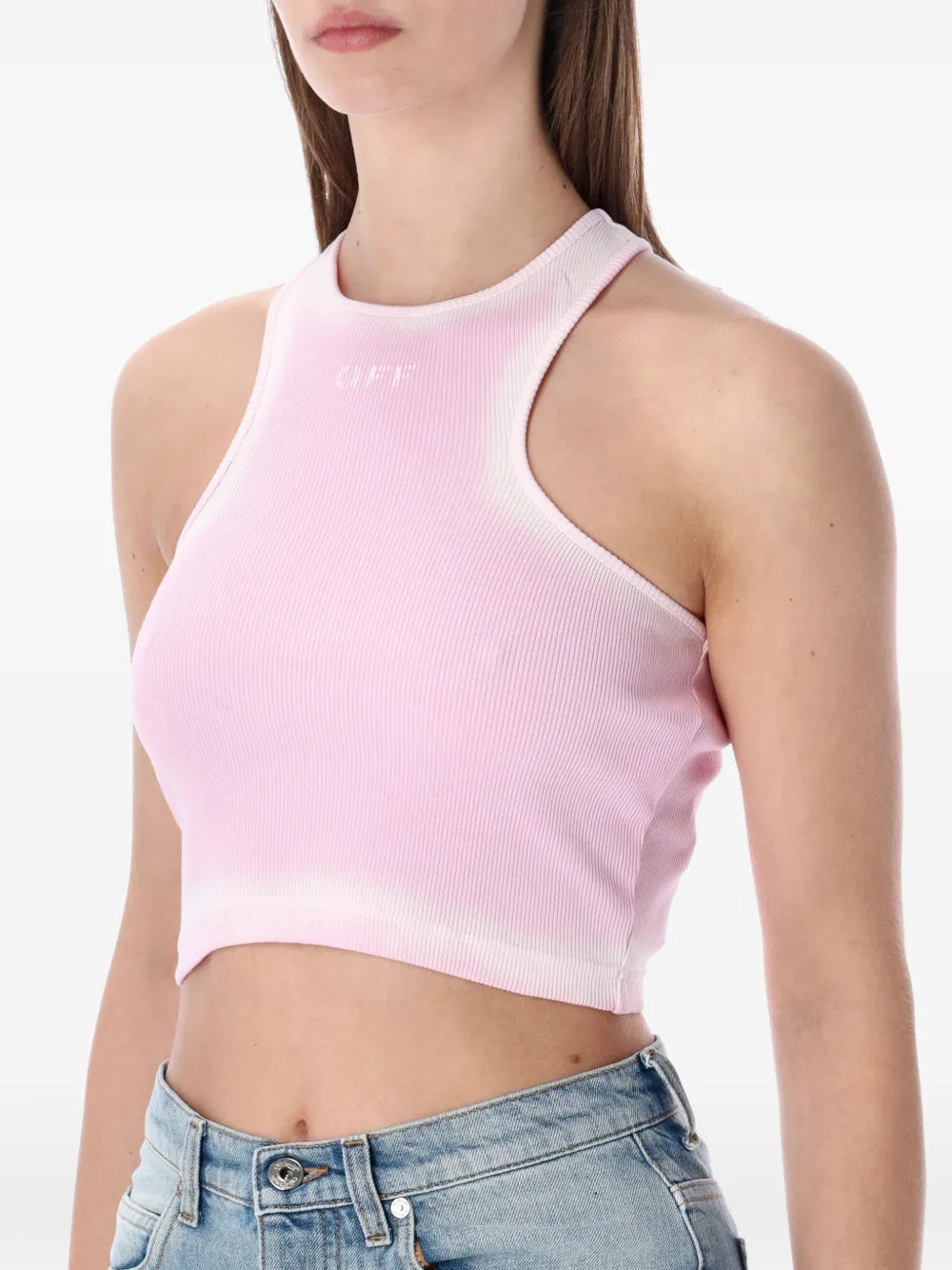 Ribbed Rowing Cropped Top