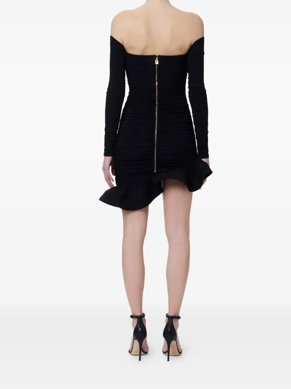 Mini šaty s volánmi