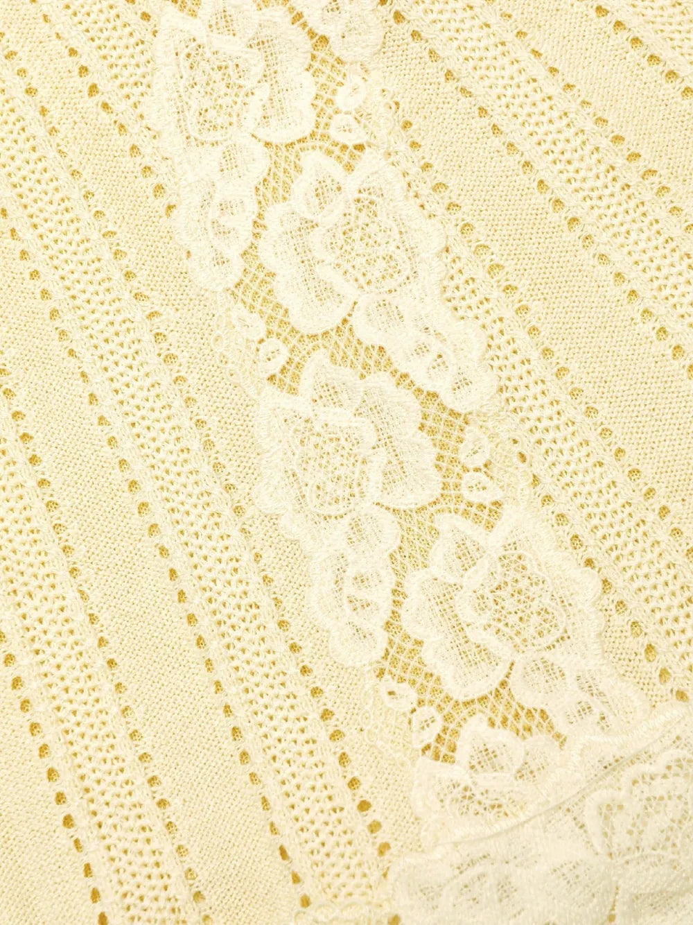 Midirock mit Spitzensaum