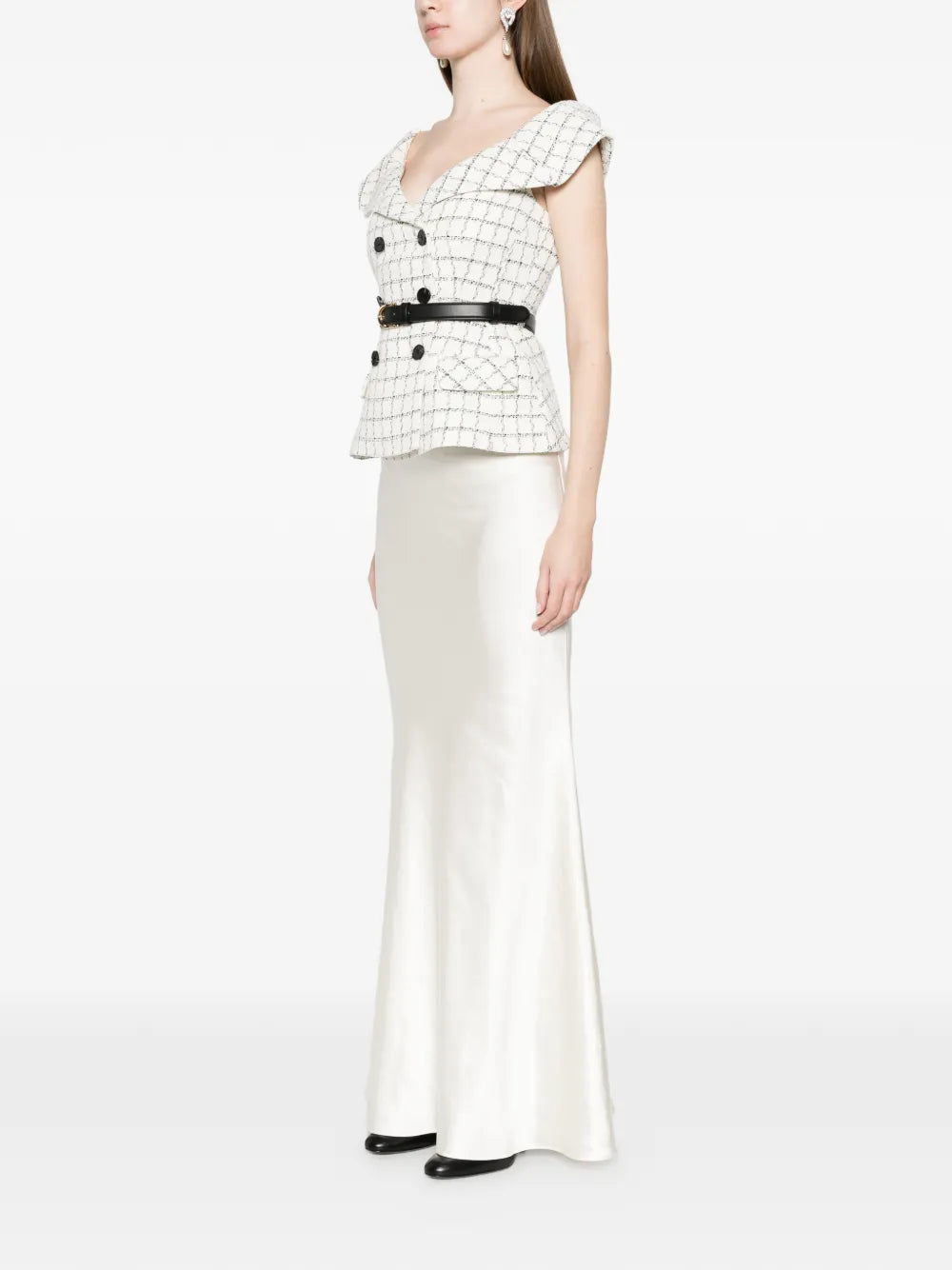 Maxikleid mit Knöpfen