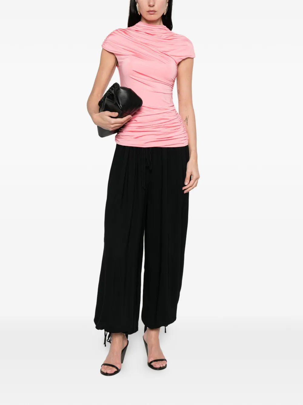 Drapiertes Top