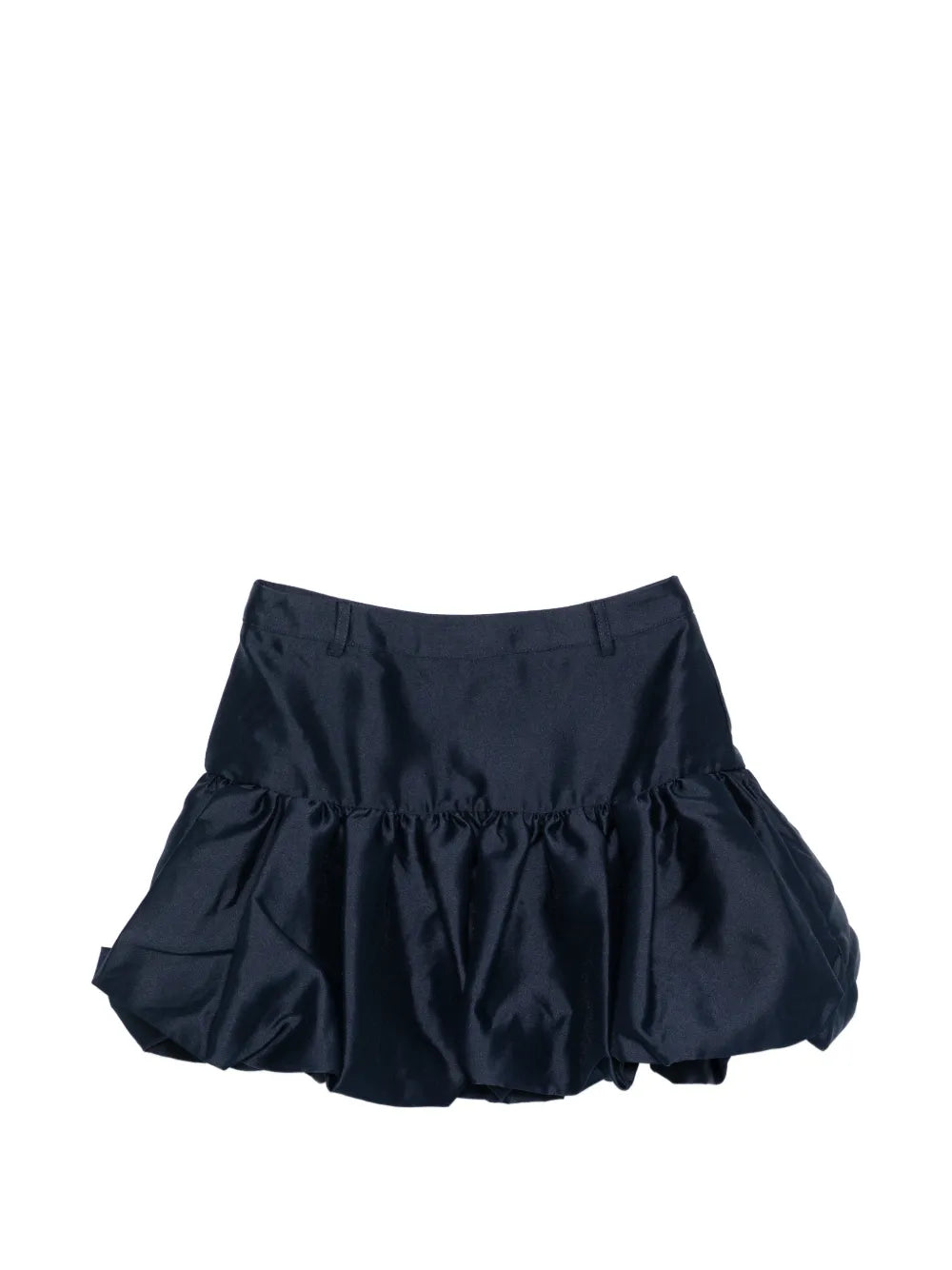 Ruched mini skirt