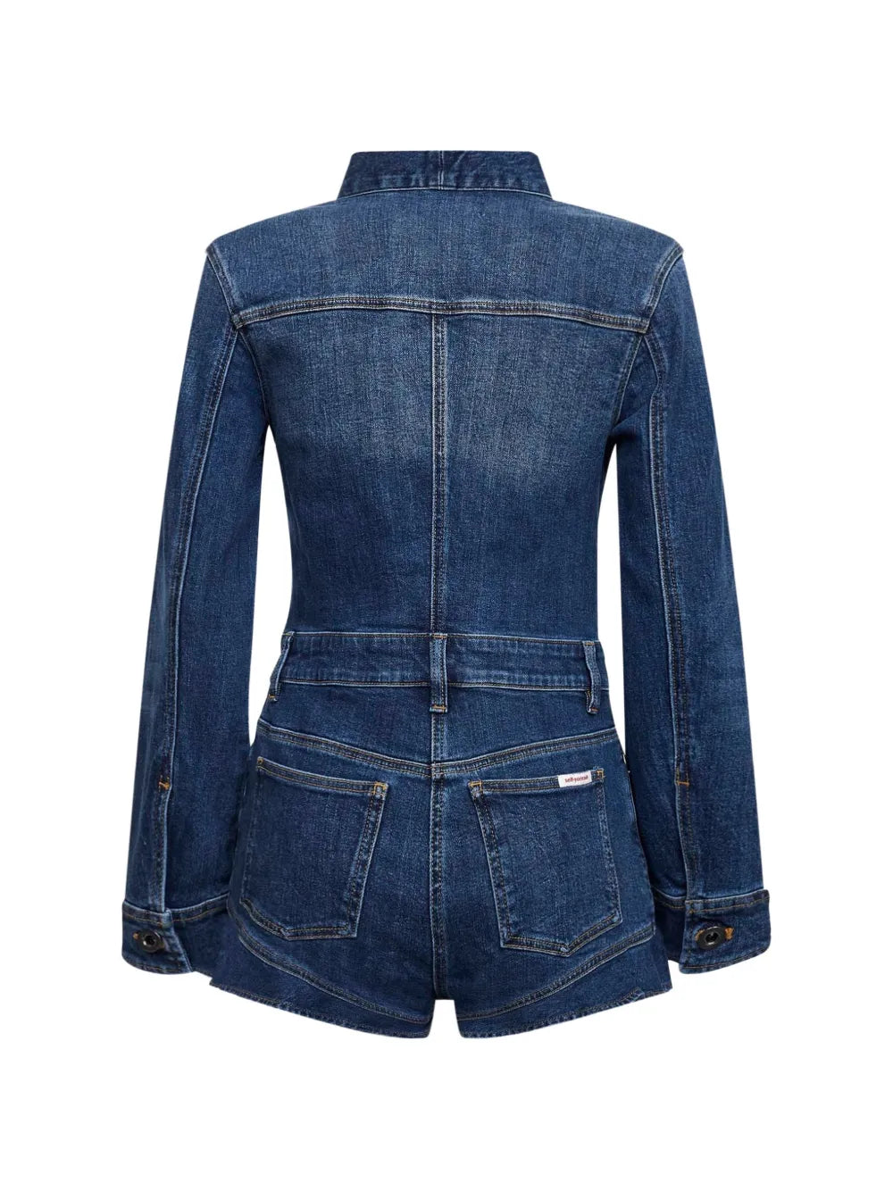 Playsuit mit Schleifenkragen