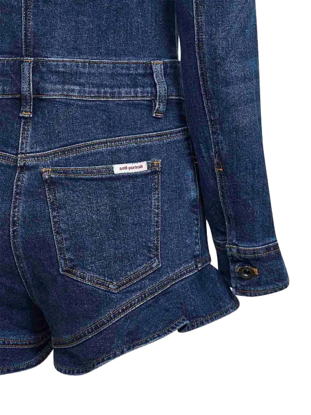 Playsuit mit Schleifenkragen