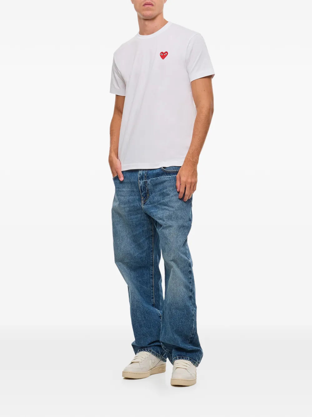 T-Shirt mit Logo-Herz
