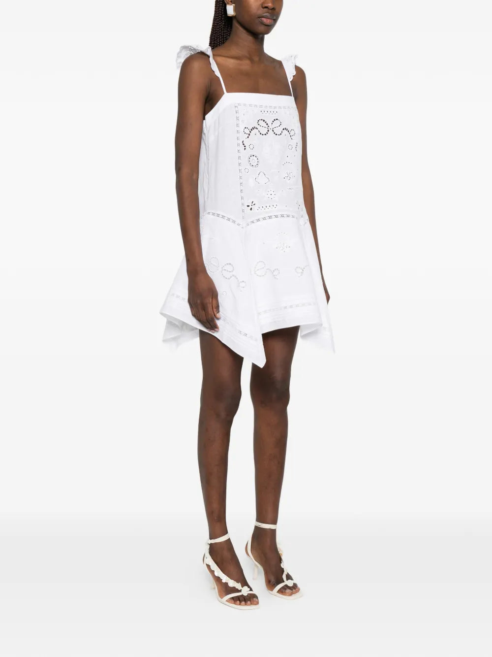 Minikleid mit Spitze