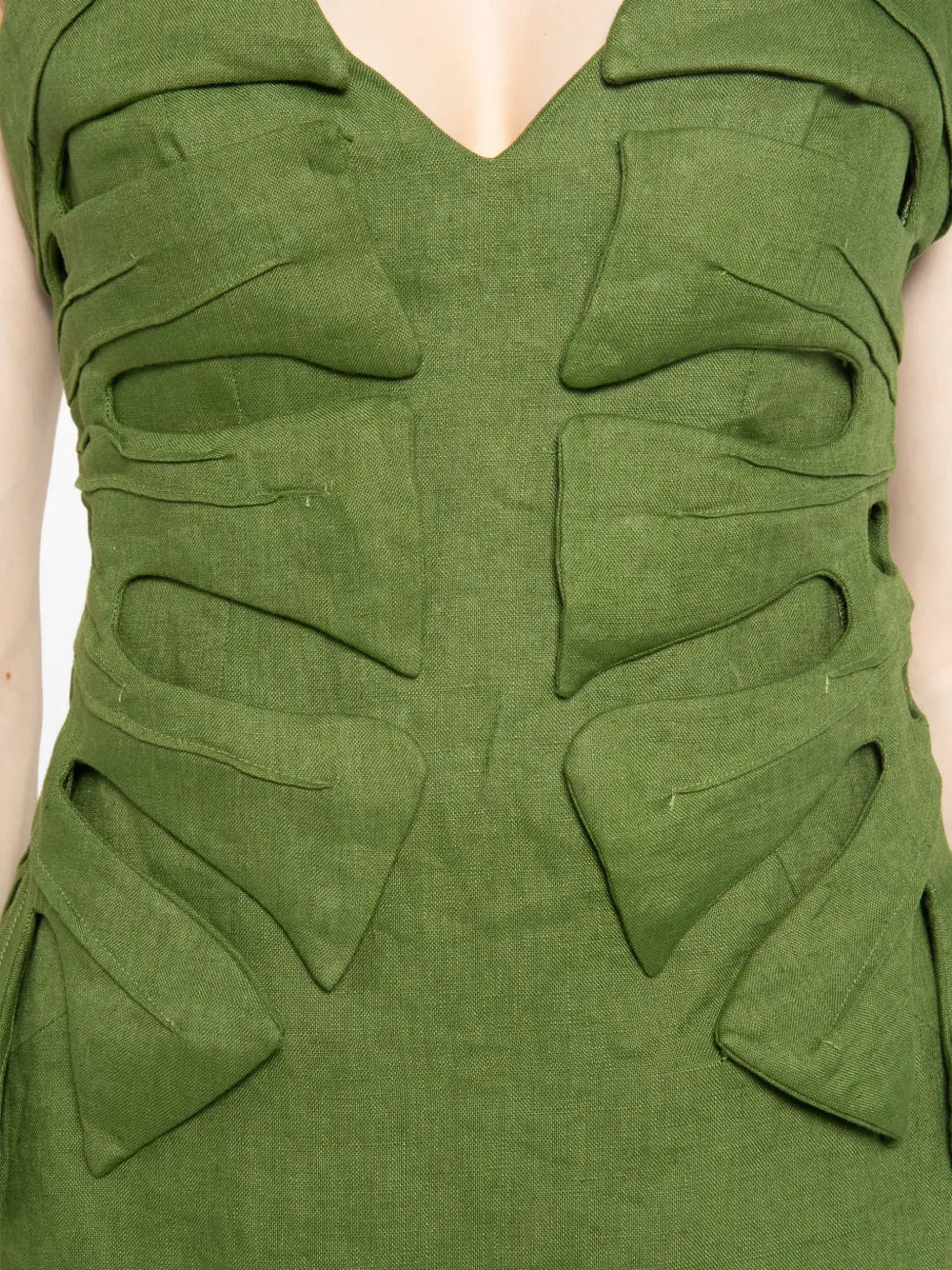 Monstera Leaf Maxi Dress