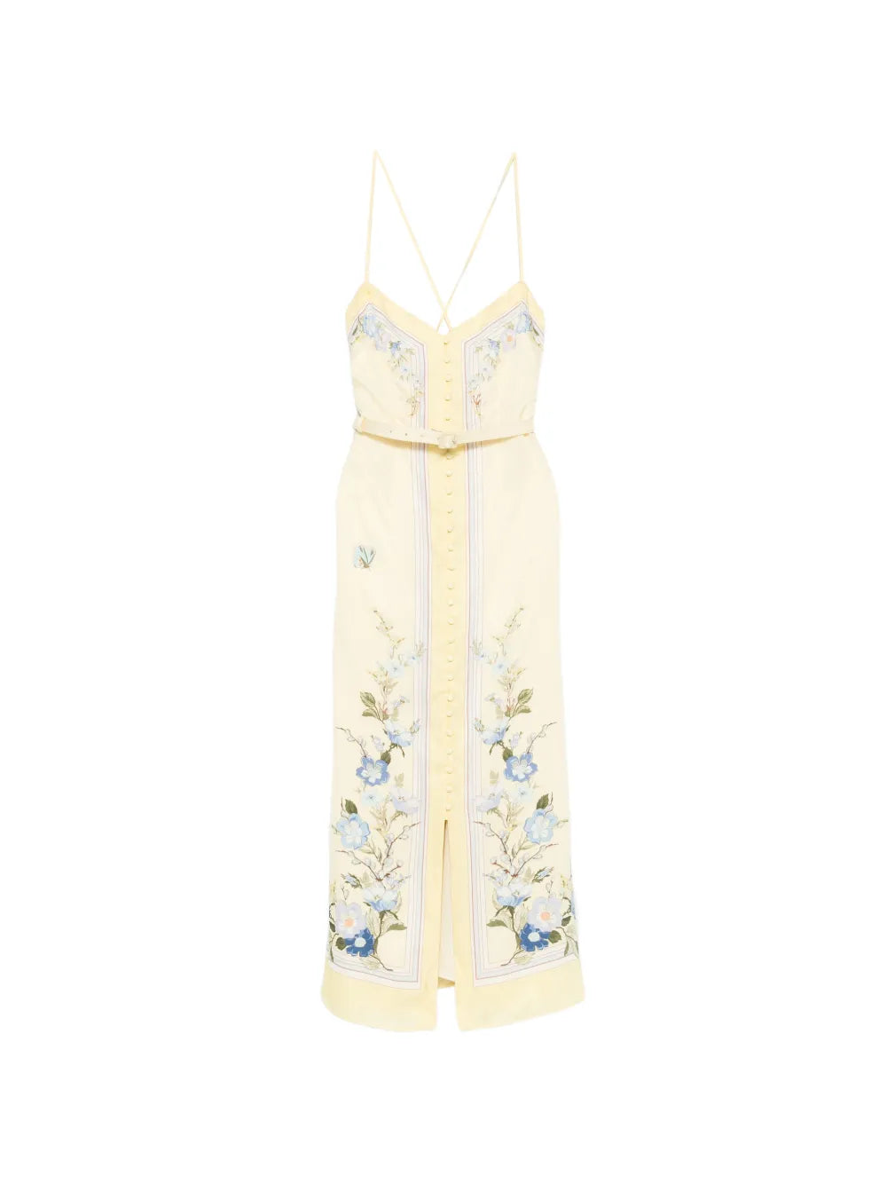 Midi Dress with Floral Print