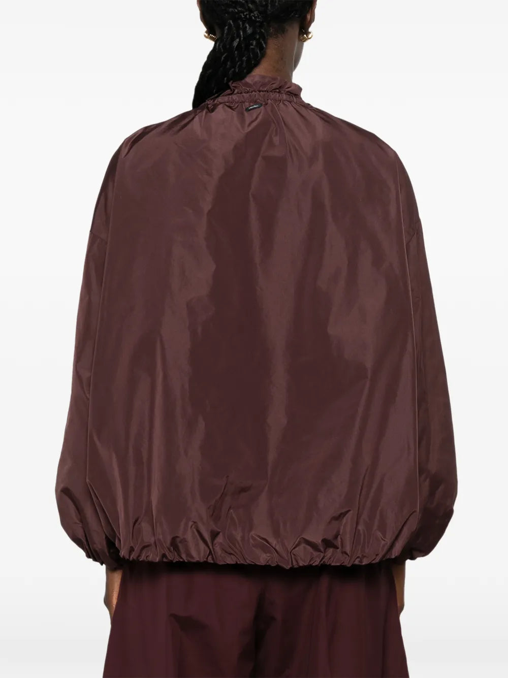 Jacke mit Rüschen und Kordelzug
