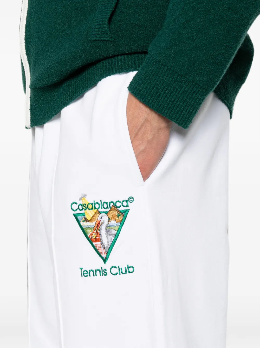 Trainingshose mit „Tennis Club“-Stickerei