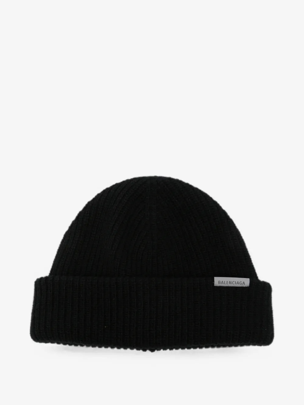 Herren Woll-Beanie mit Logo-Patch