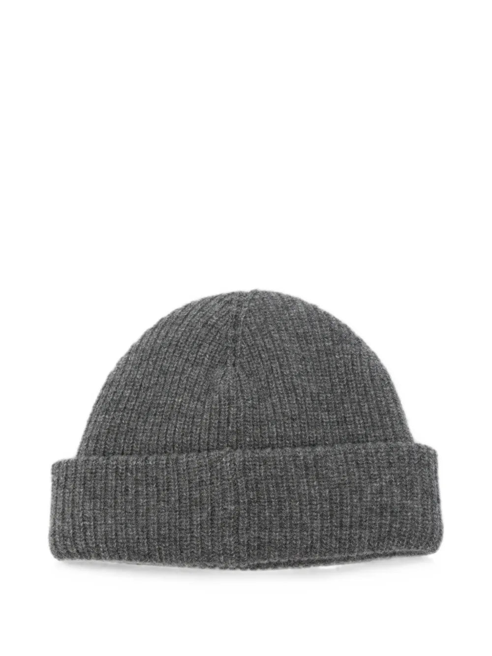 Woll-Beanie mit Logo-Patch