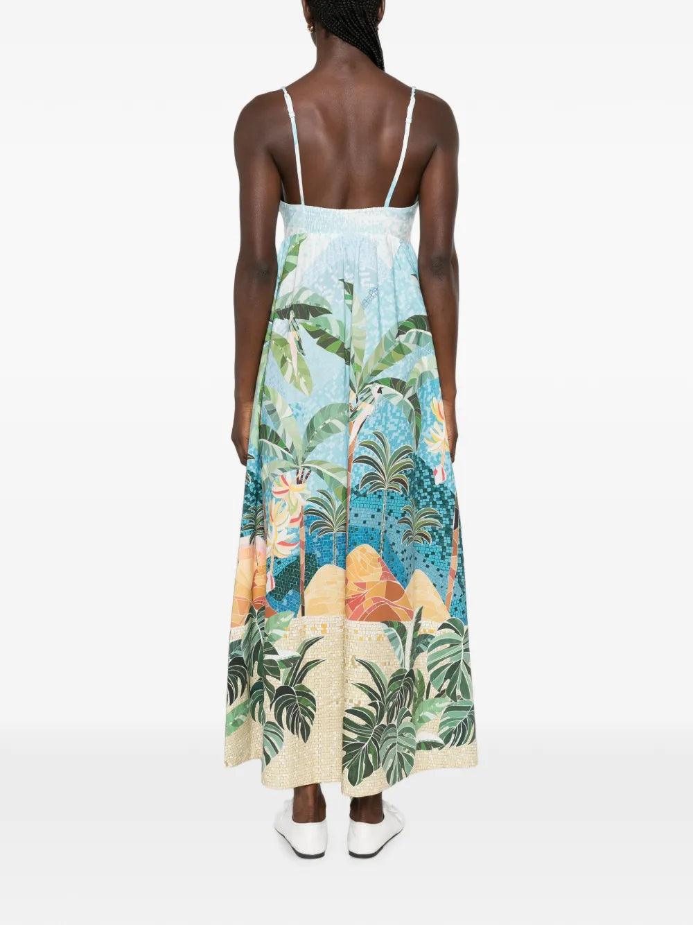 Maxi-Kleid mit „Rio Mosaic“-Print