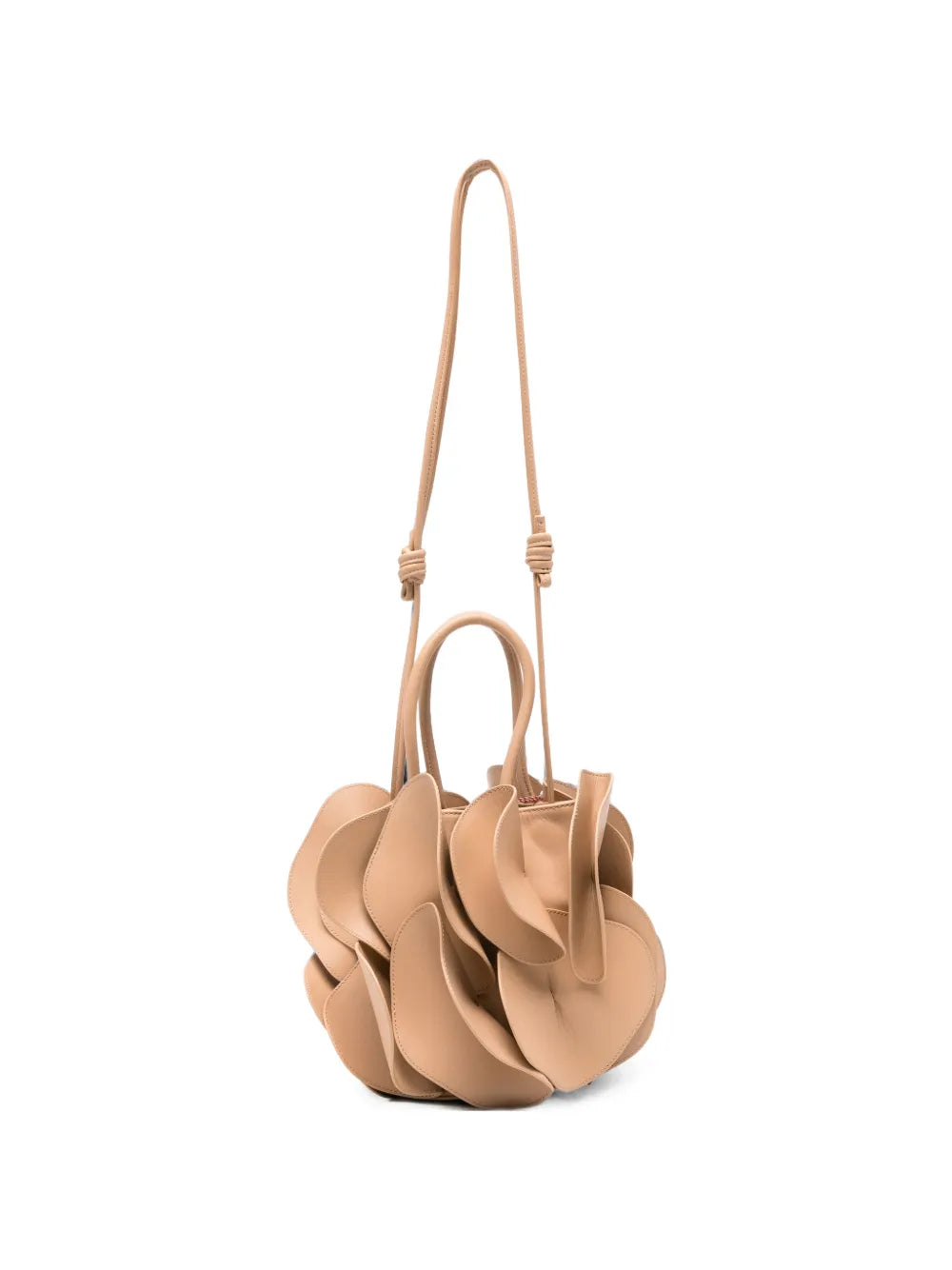 Beuteltasche mit Blütendetail