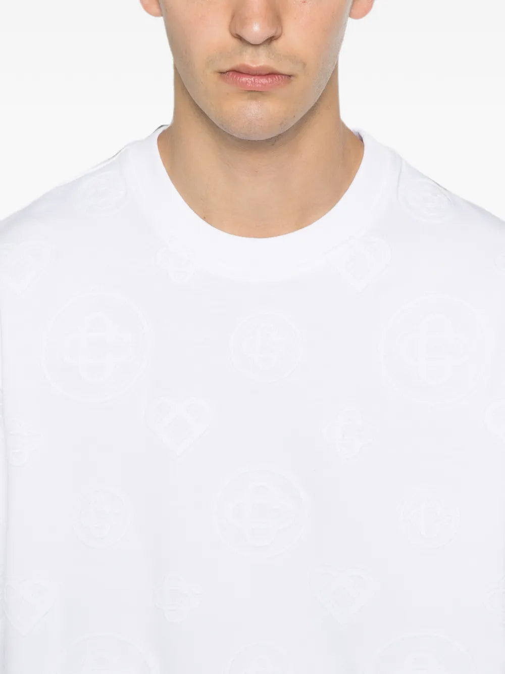 Oversized T-Shirt mit Logoprägung