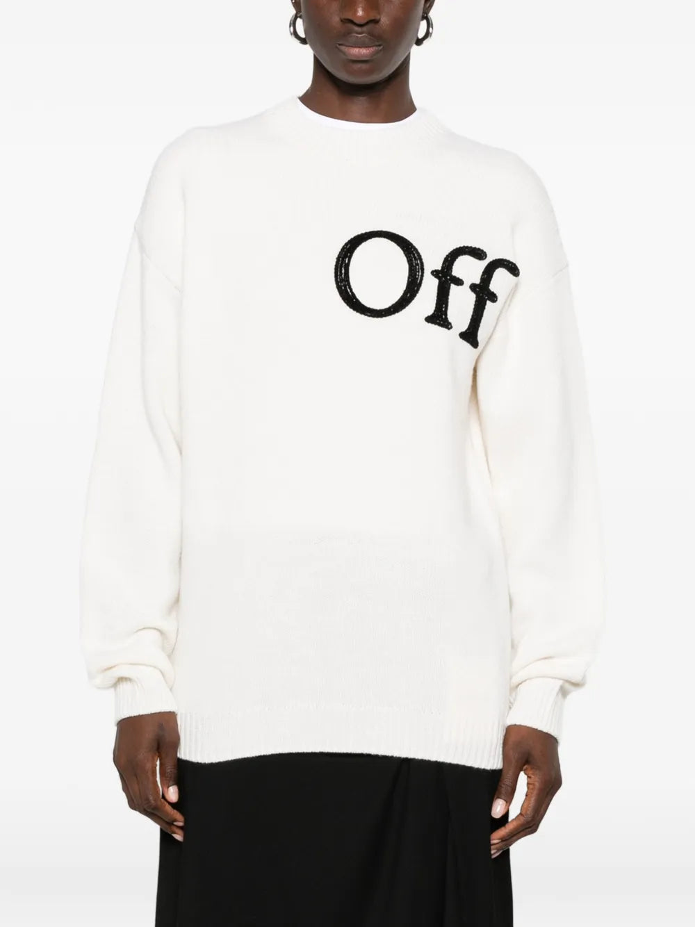 Pullover mit Logo-Aufnäher