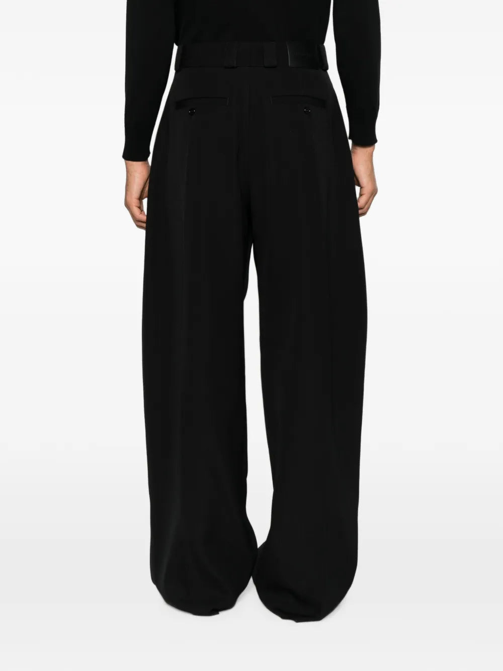 Wide-Leg-Hose mit Bundfalten