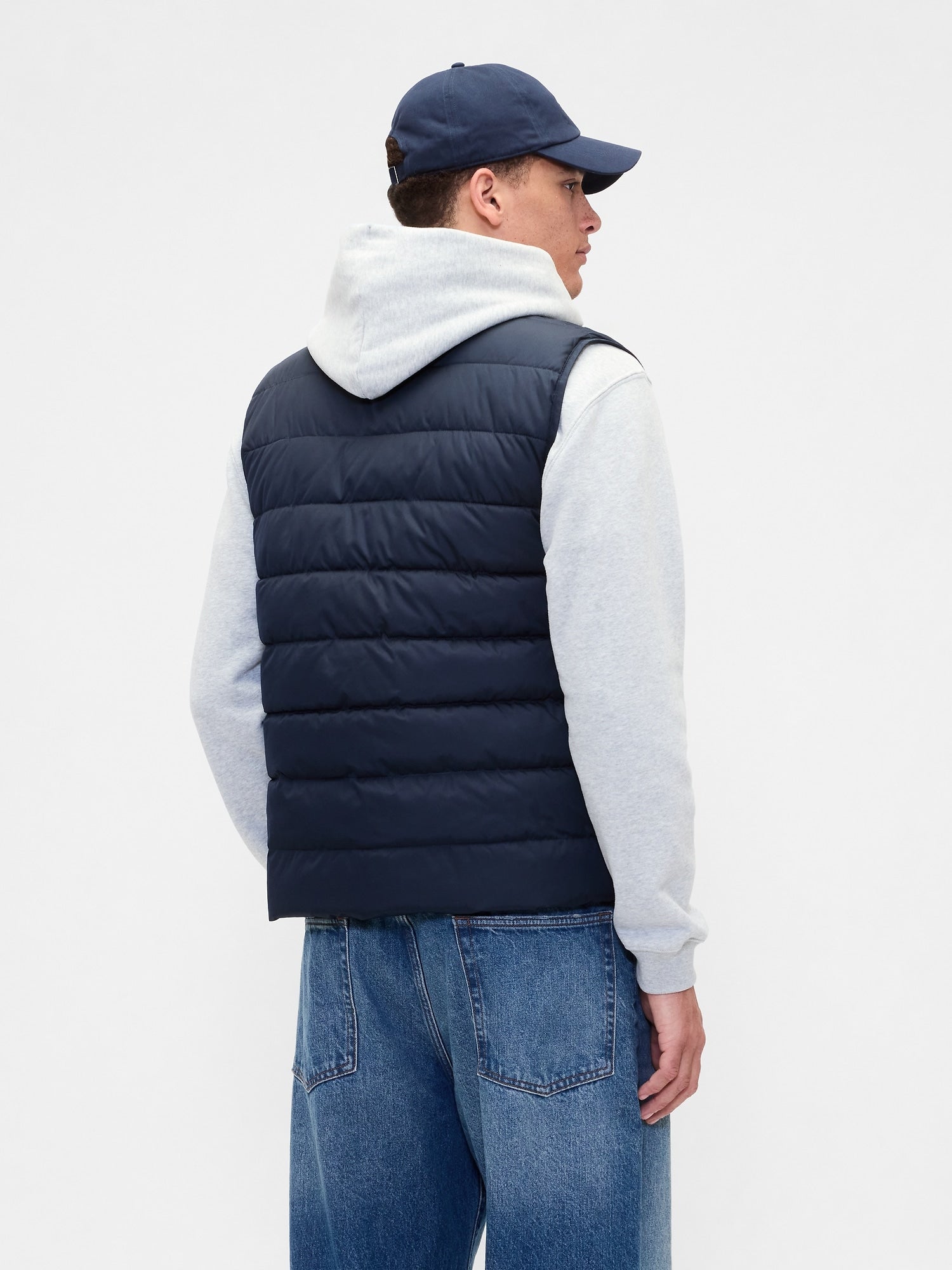 Heren-gewatteerd bodywarmer