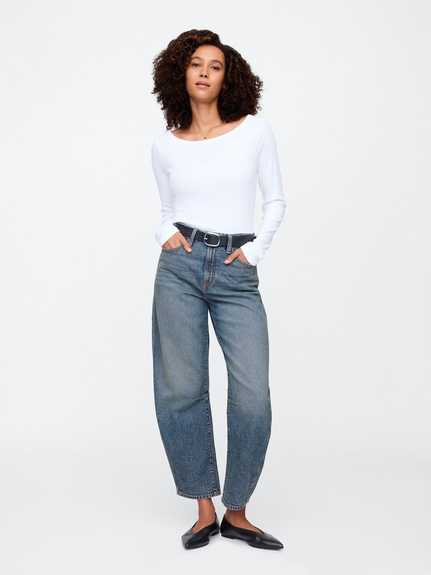 Barrel Leg Jeans