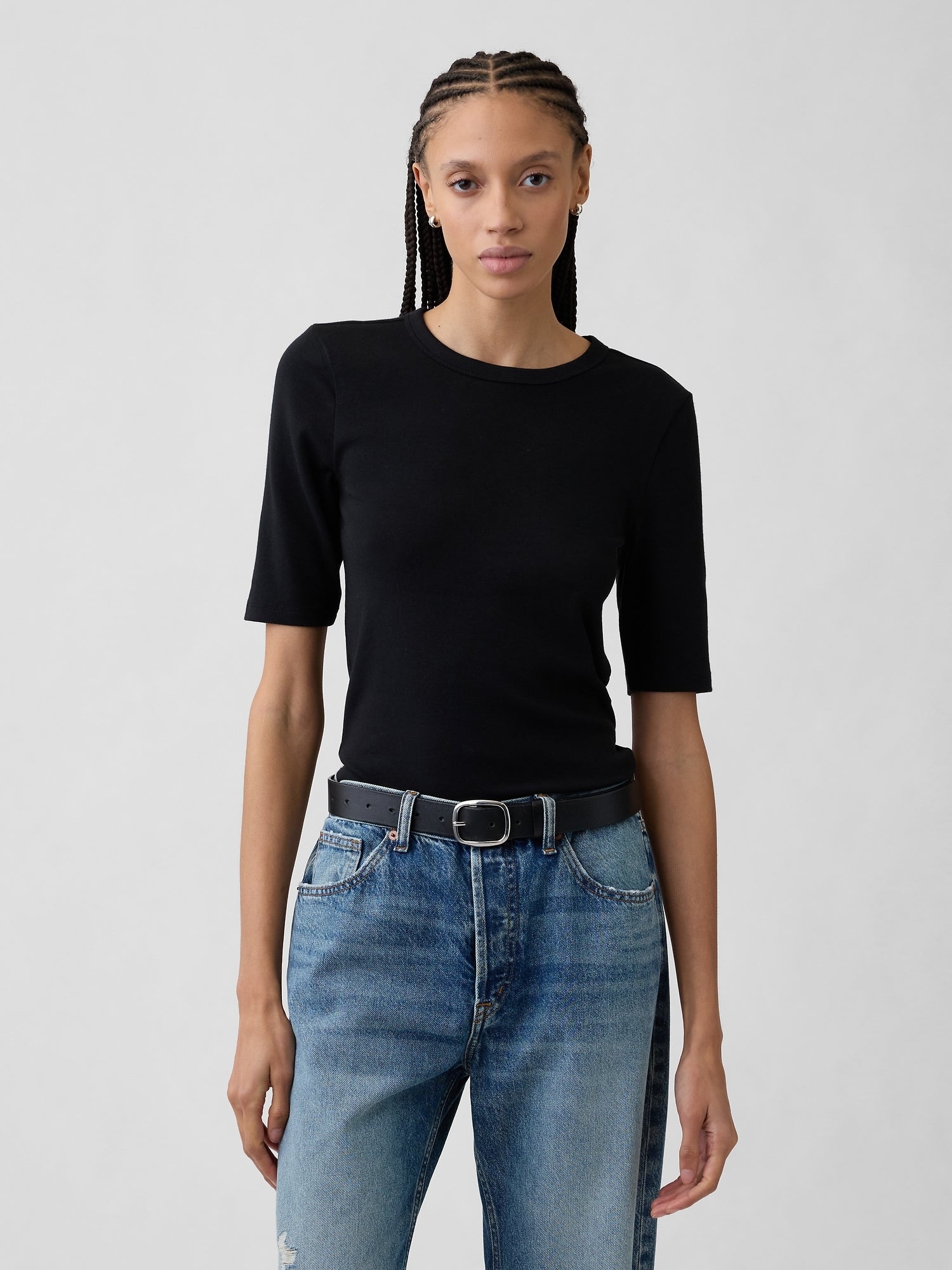 T-shirt z półdługim rękawem