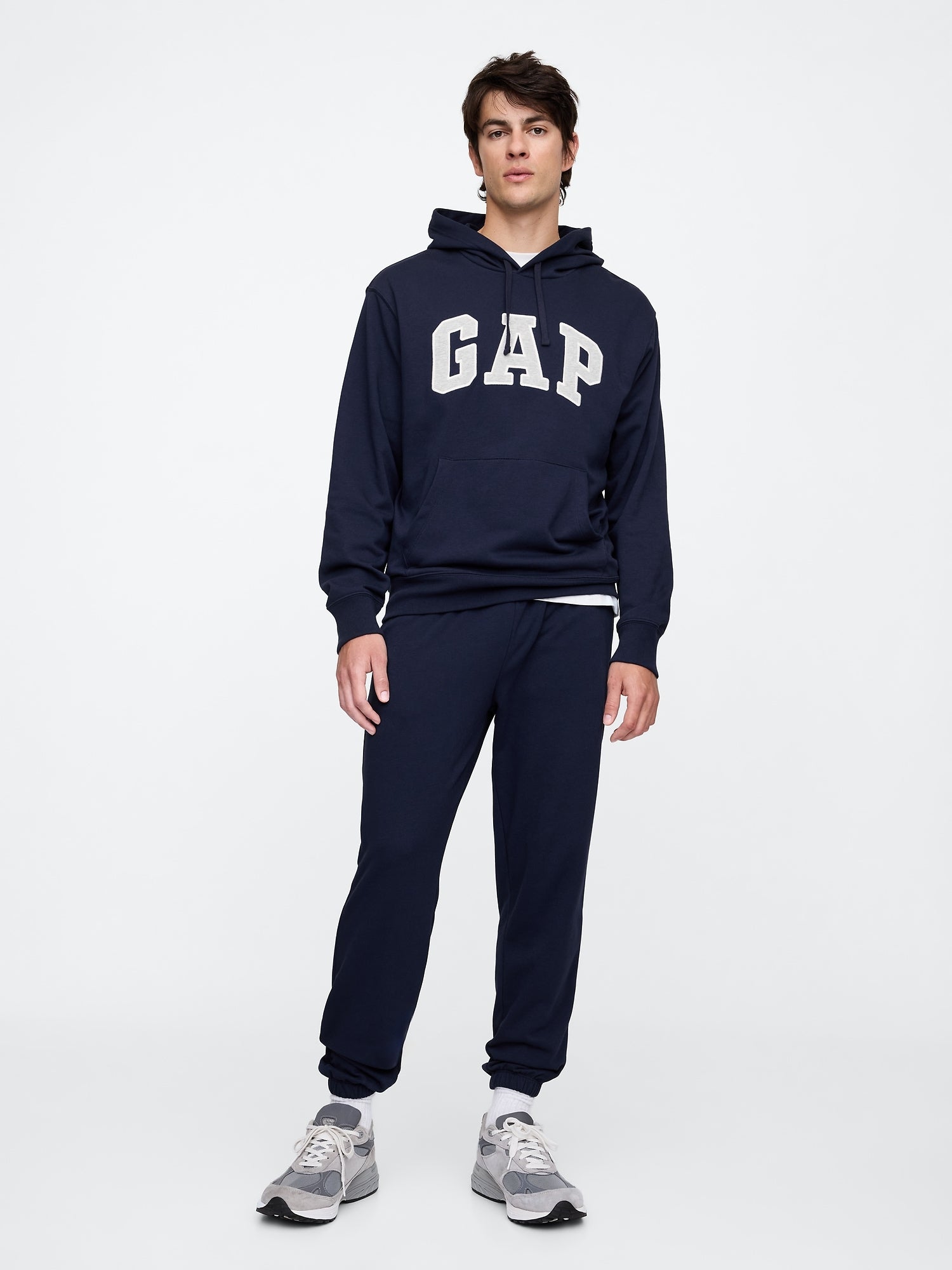 Sweatshirt met capuchon en logo