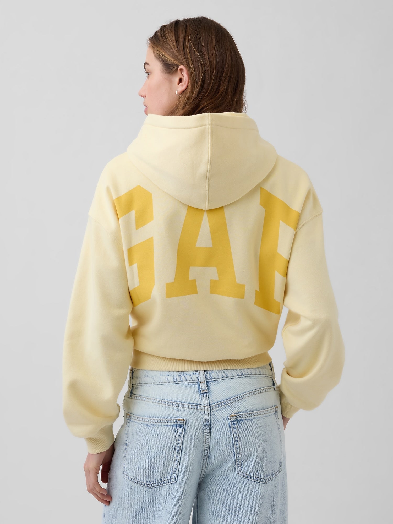 Sweatshirt met capuchon en logo