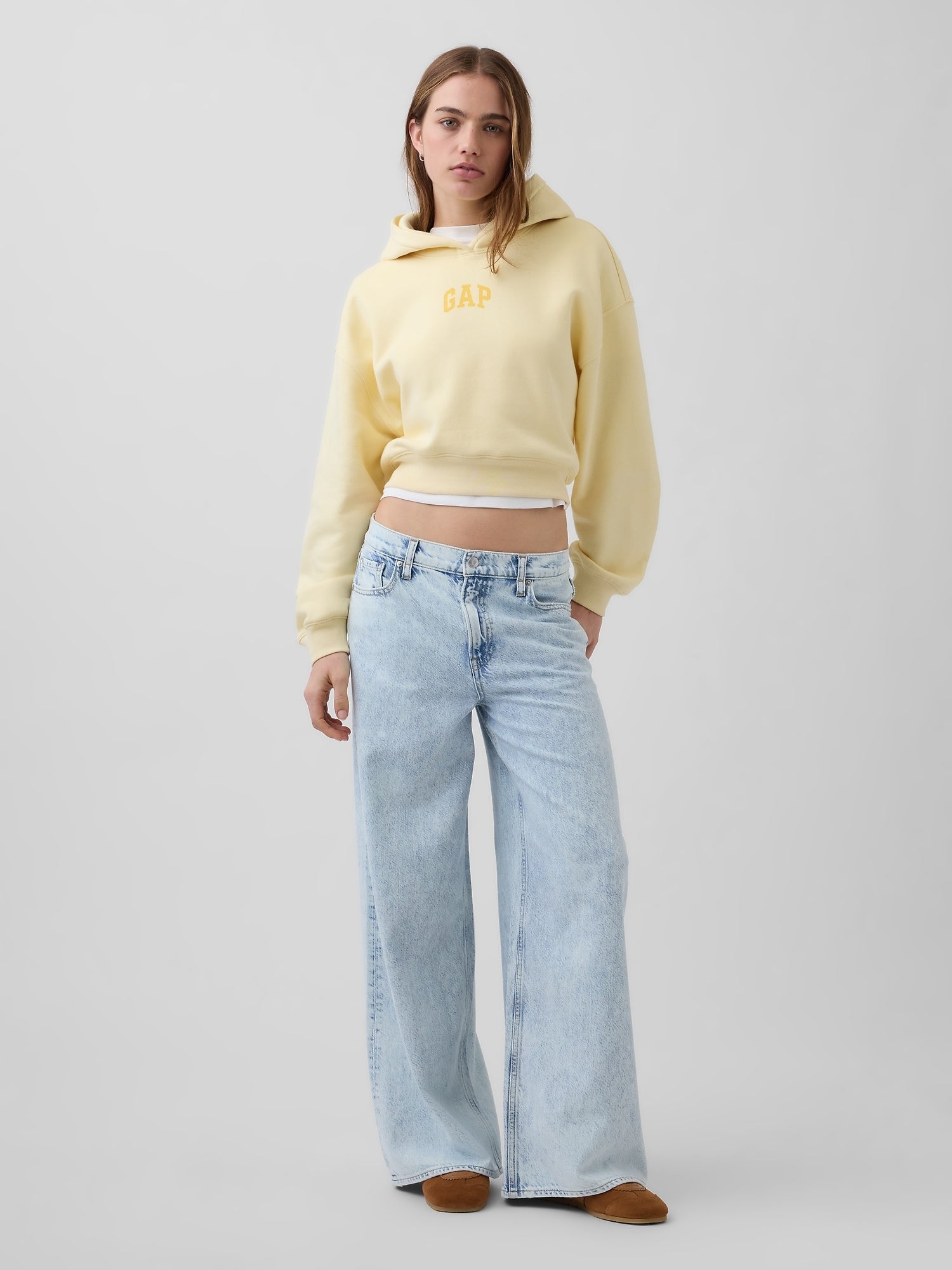 Sweatshirt met capuchon en logo