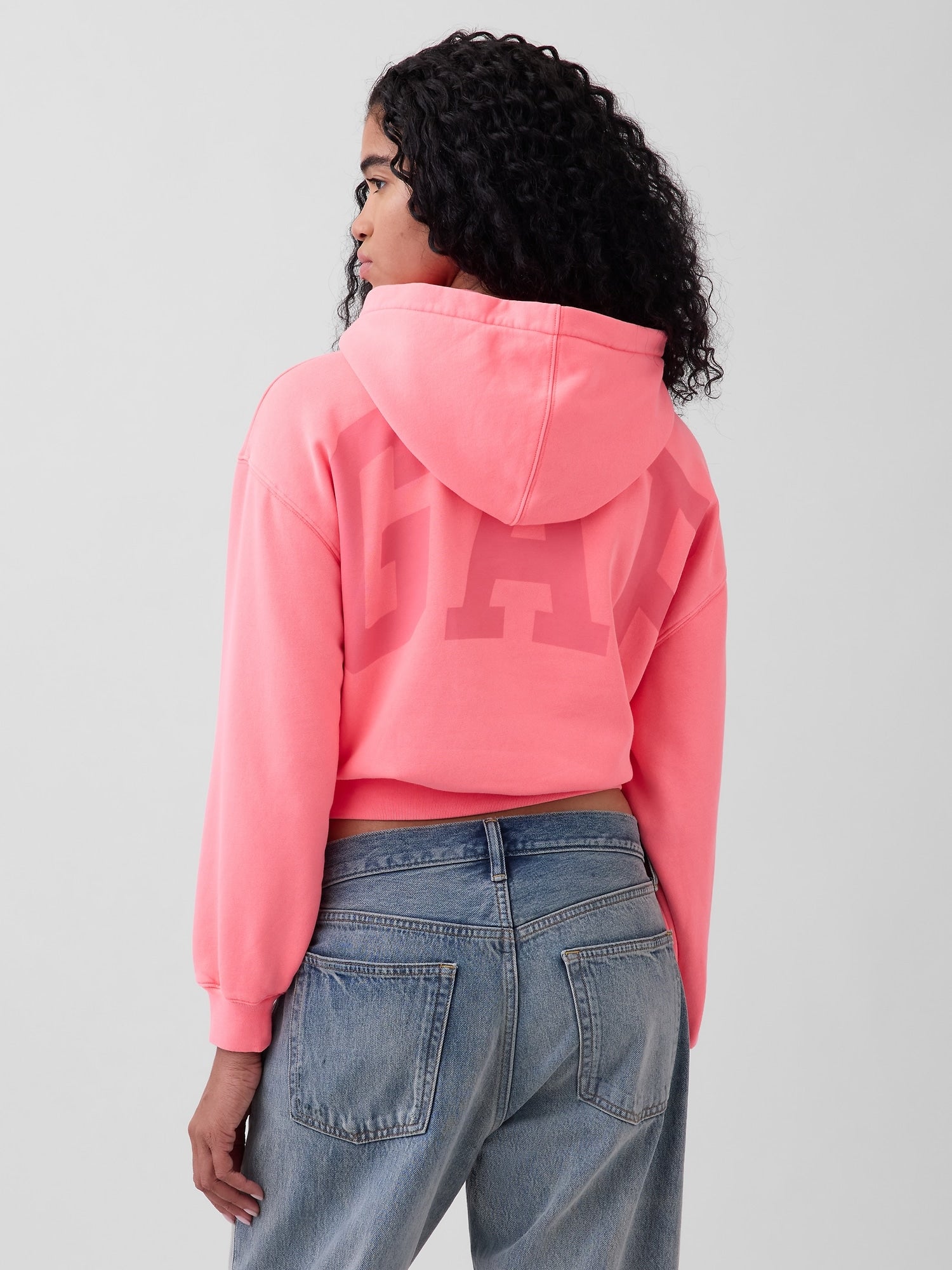 Sweatshirt met capuchon en logo