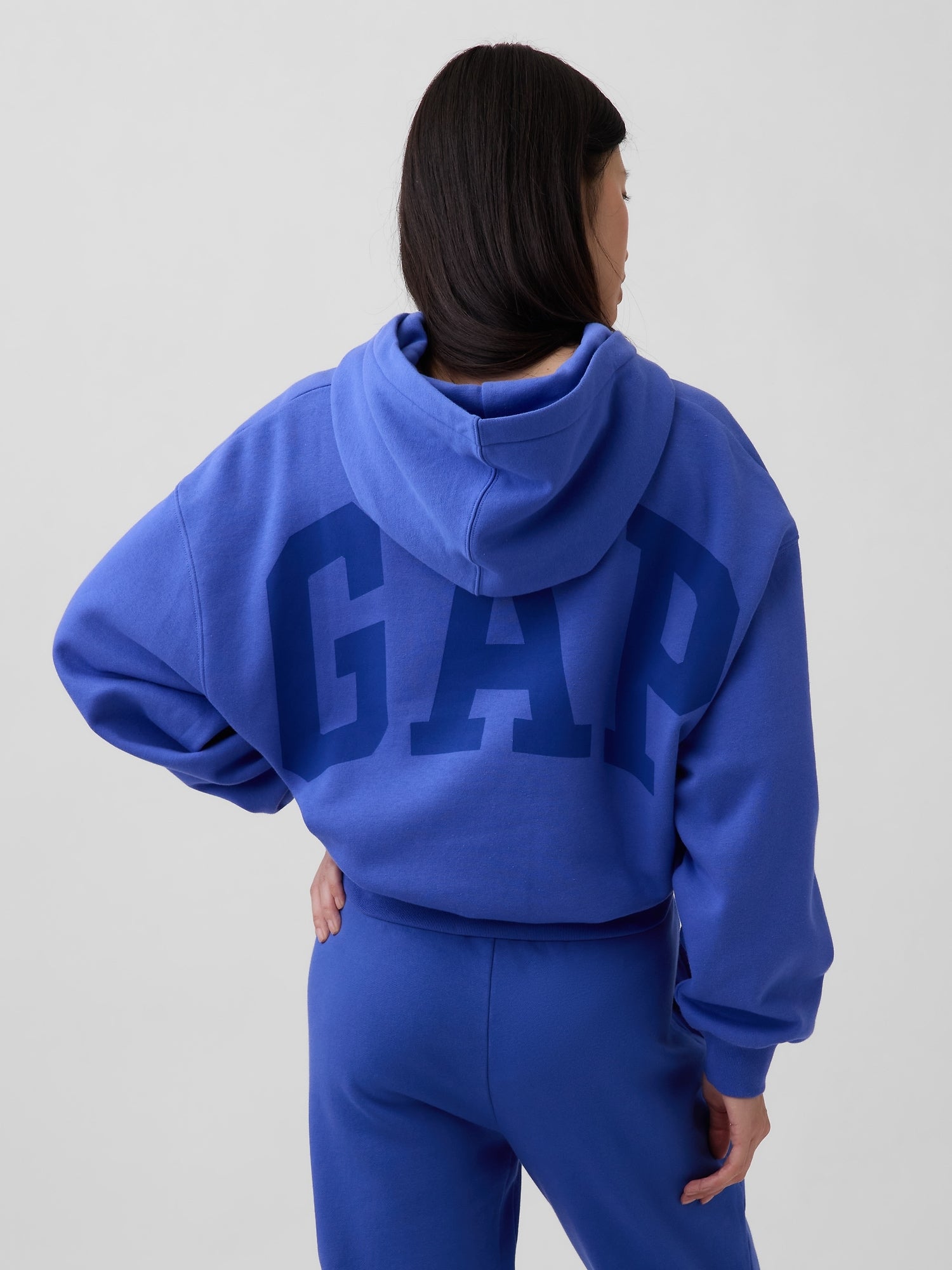 Sweatshirt met capuchon en logo