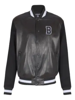 Bomber jacket made of leather
