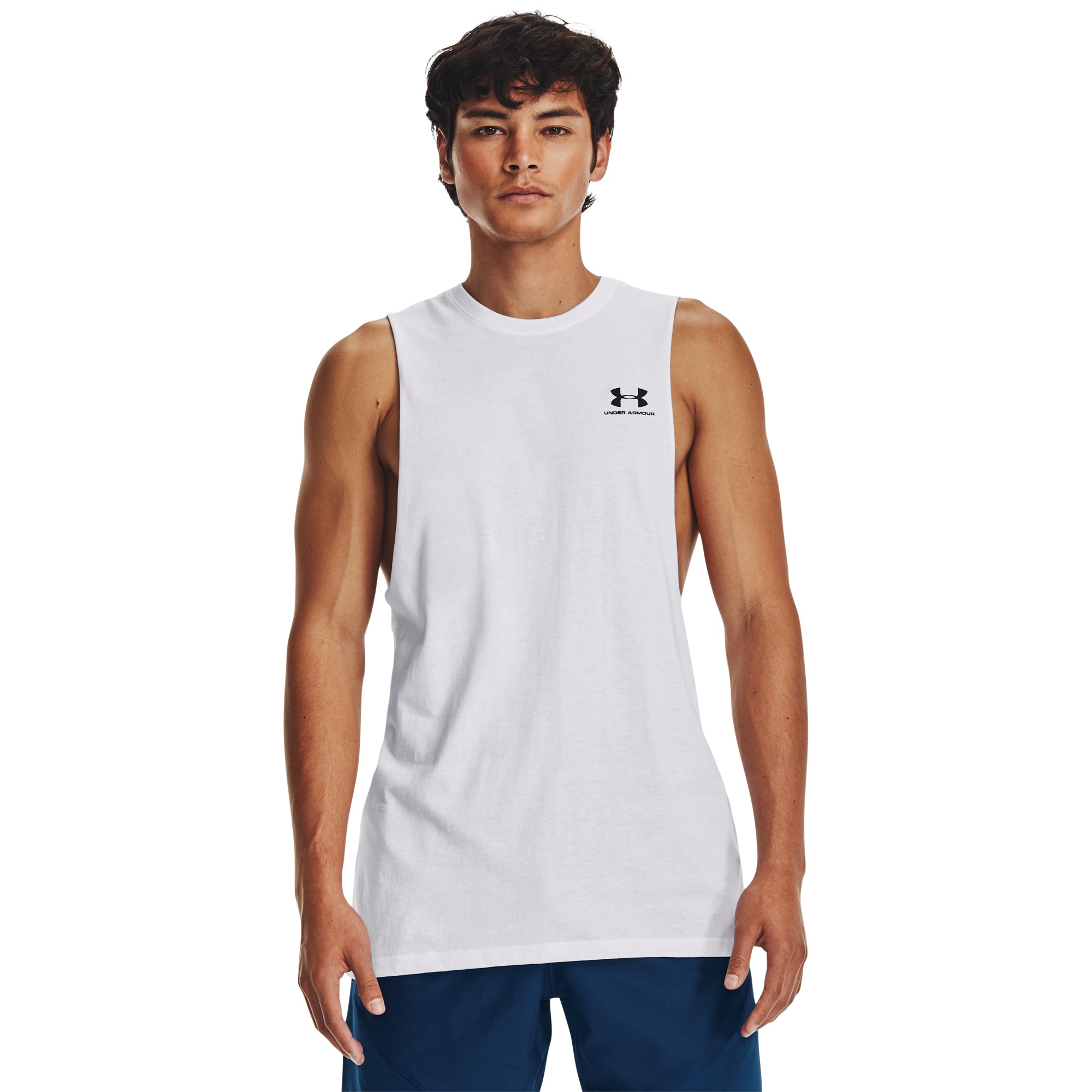 UA Left Chest Cut Off Tank Top