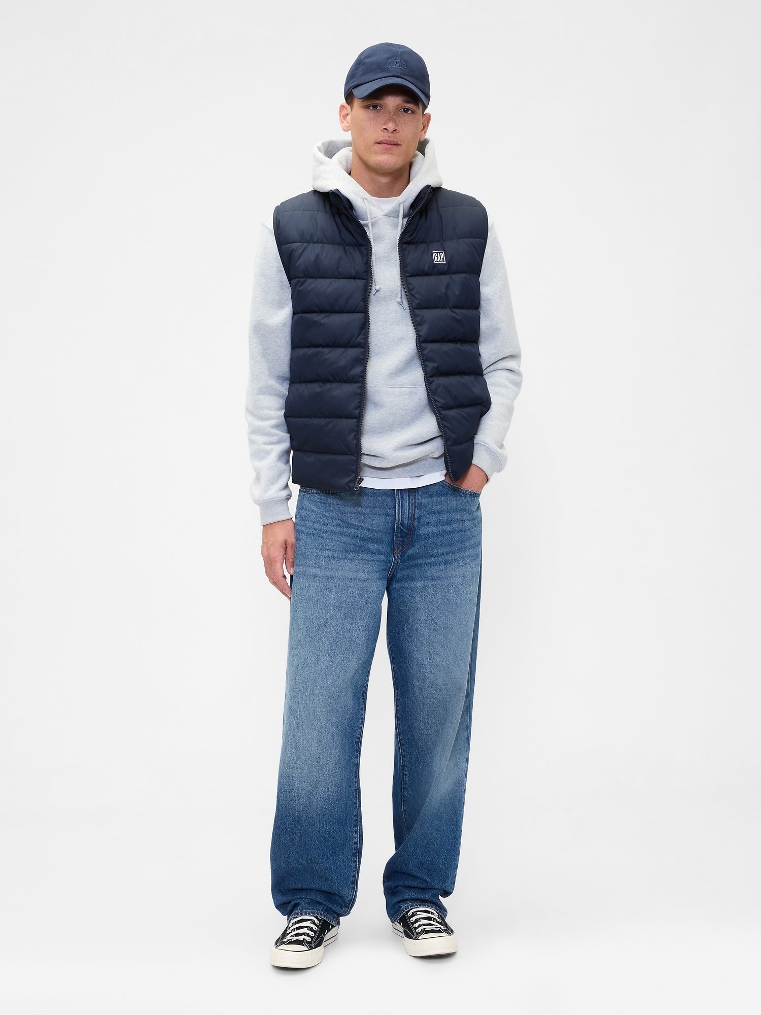 Heren-gewatteerd bodywarmer