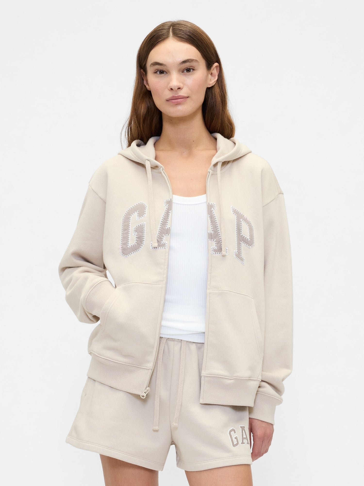 Damen-Kapuzenjacke mit GAP Logo
